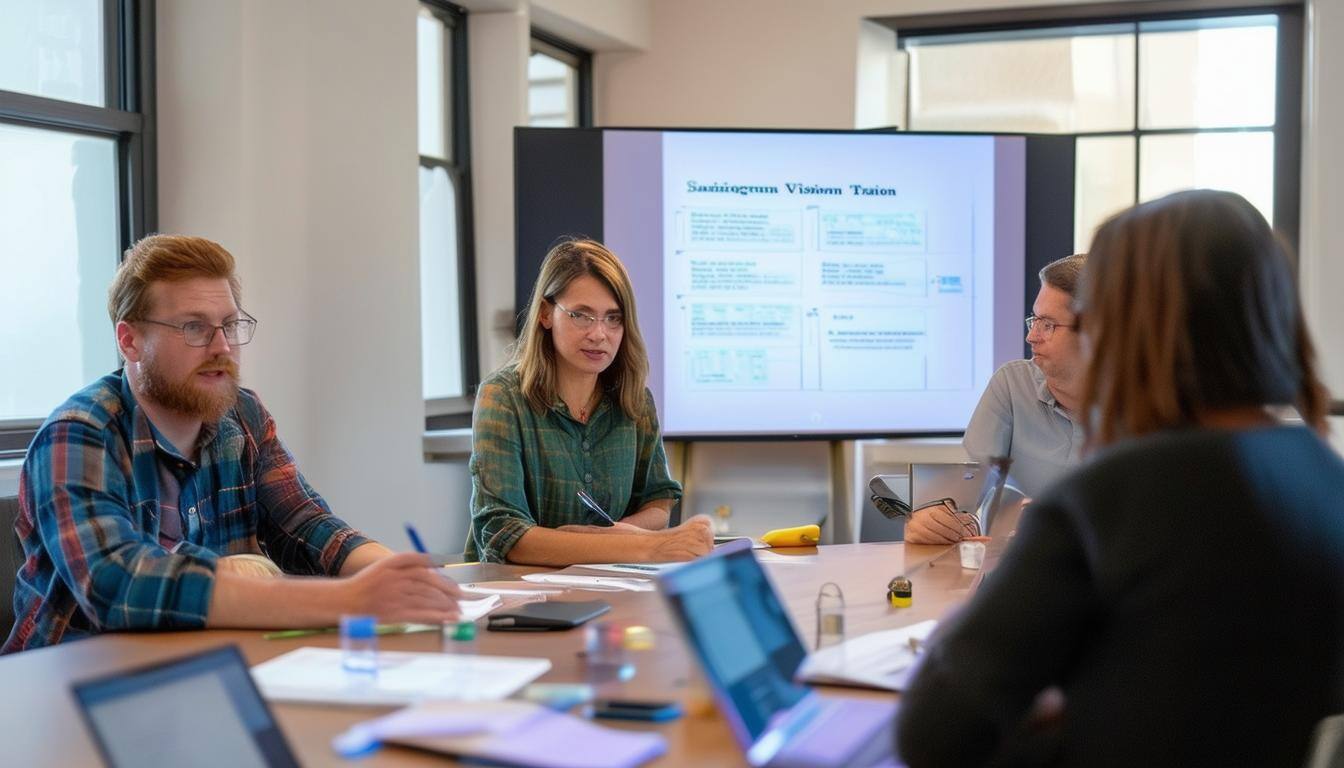 Vision Traction Organizer planning session.